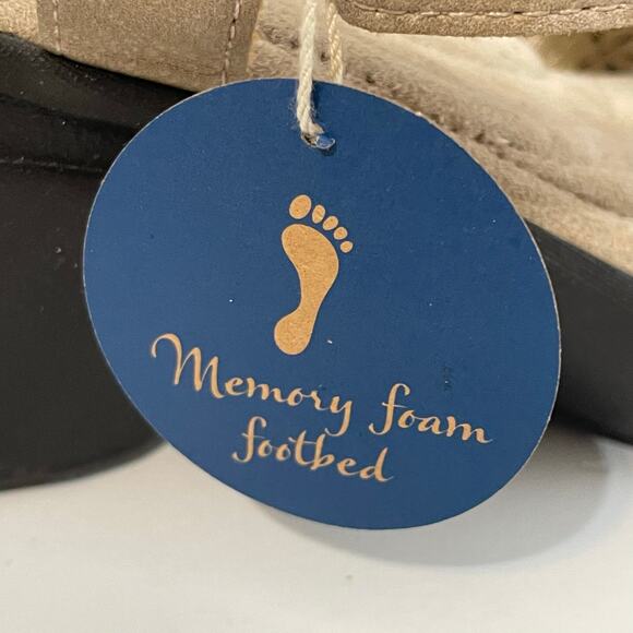 JBU By Jambu Slingback Sandals Toledo Morocco Tan Vegan Leather Women's Size 6M - Picture 10 of 13